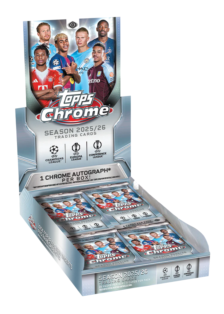 LIVEBREAK - Topps Chrome UEFA Club Competitions 2025-26 - Hobby Box