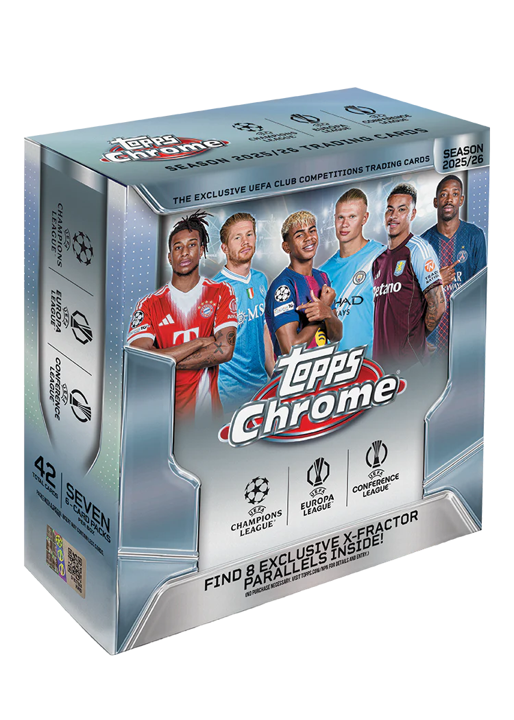 LIVEBREAK - Topps Chrome UEFA Club Competitions 2025-26 - Mega Box